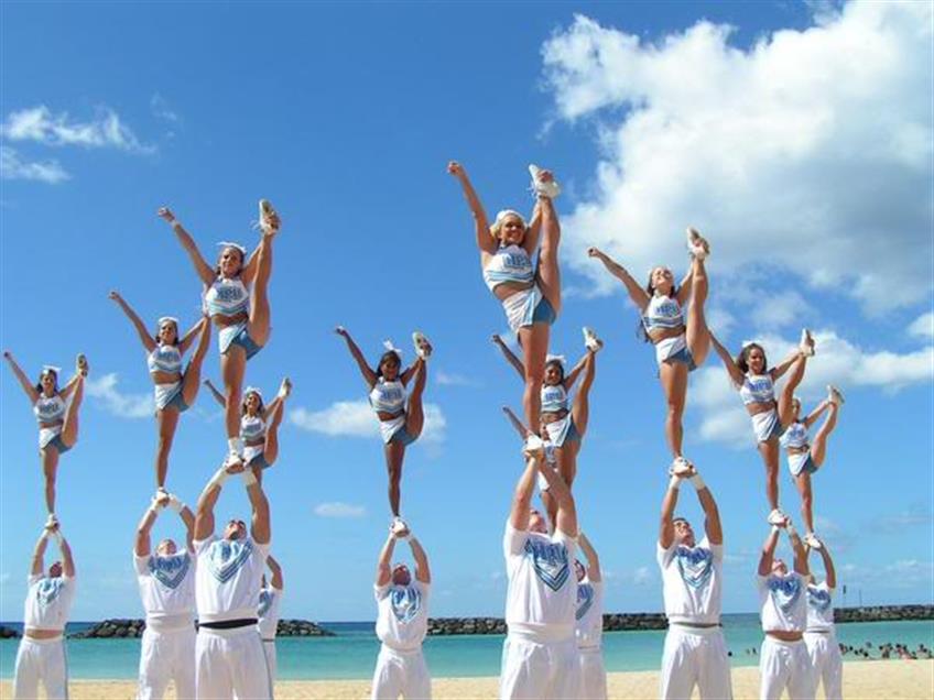 Il Cheerleading è diventato popolare in tutto il mondo. Il Cheerleading è diventato popolare in tutto il mondo.